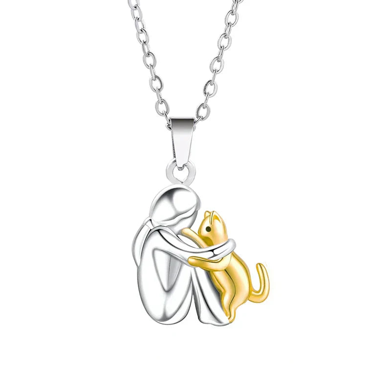 Gentle Cat Pendant Necklace for Everyday Styling