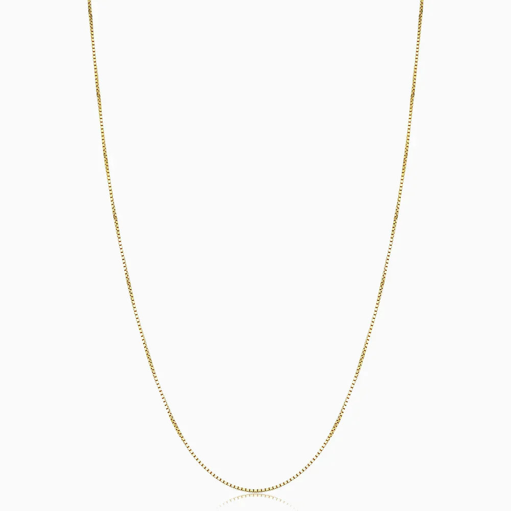 Box Chain Necklace for Clean Everyday Layering
