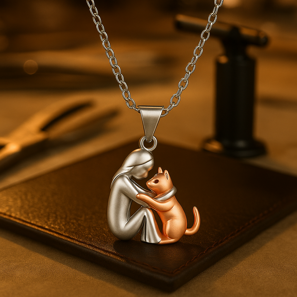 Gentle Cat Pendant Necklace for Everyday Styling