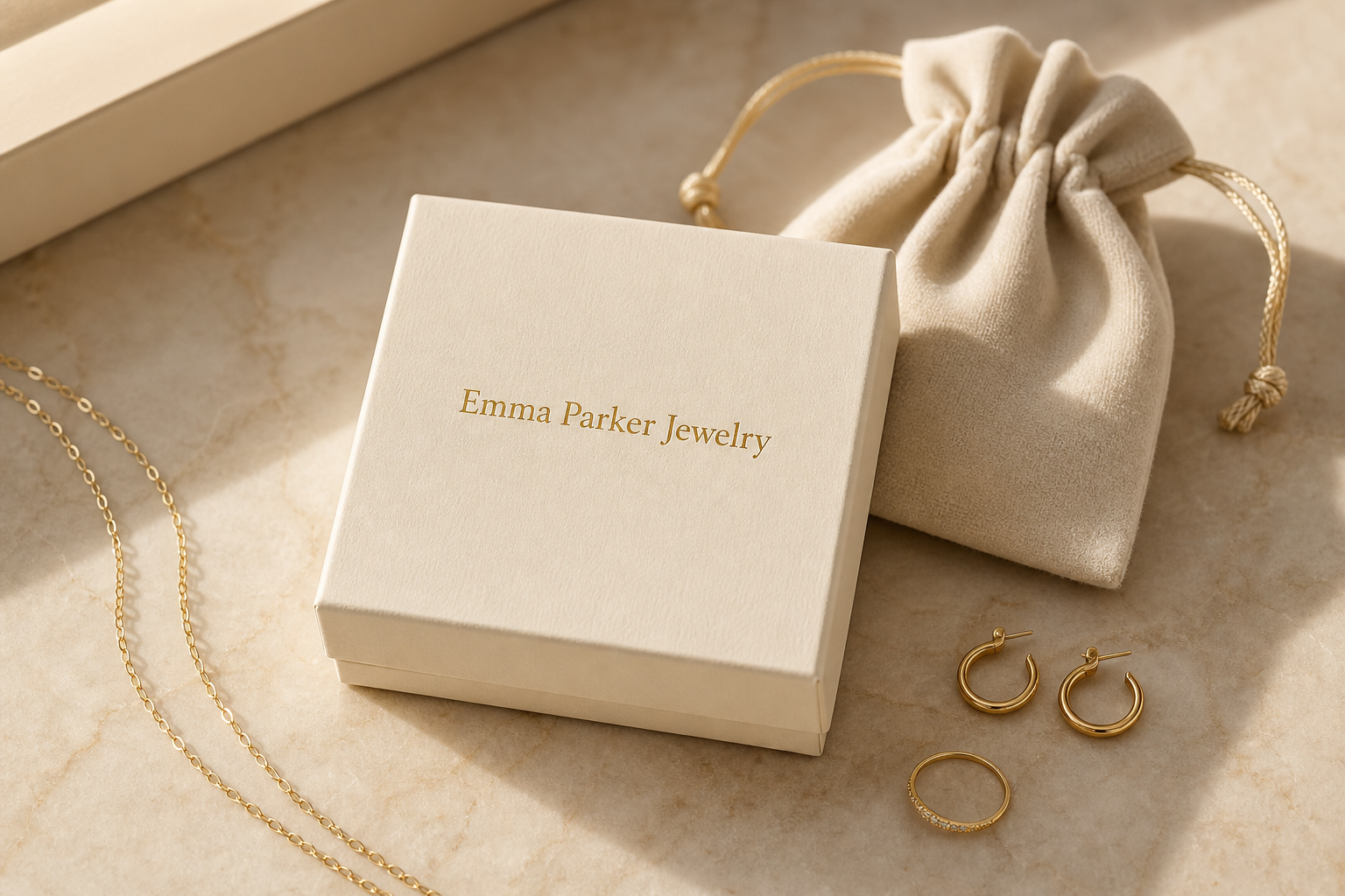 Emma Parker Jewelry packaging