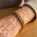 Beaded Link Bracelet for Polished Stacking