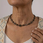 Floral Swirl Choker Necklace for Everyday Styling