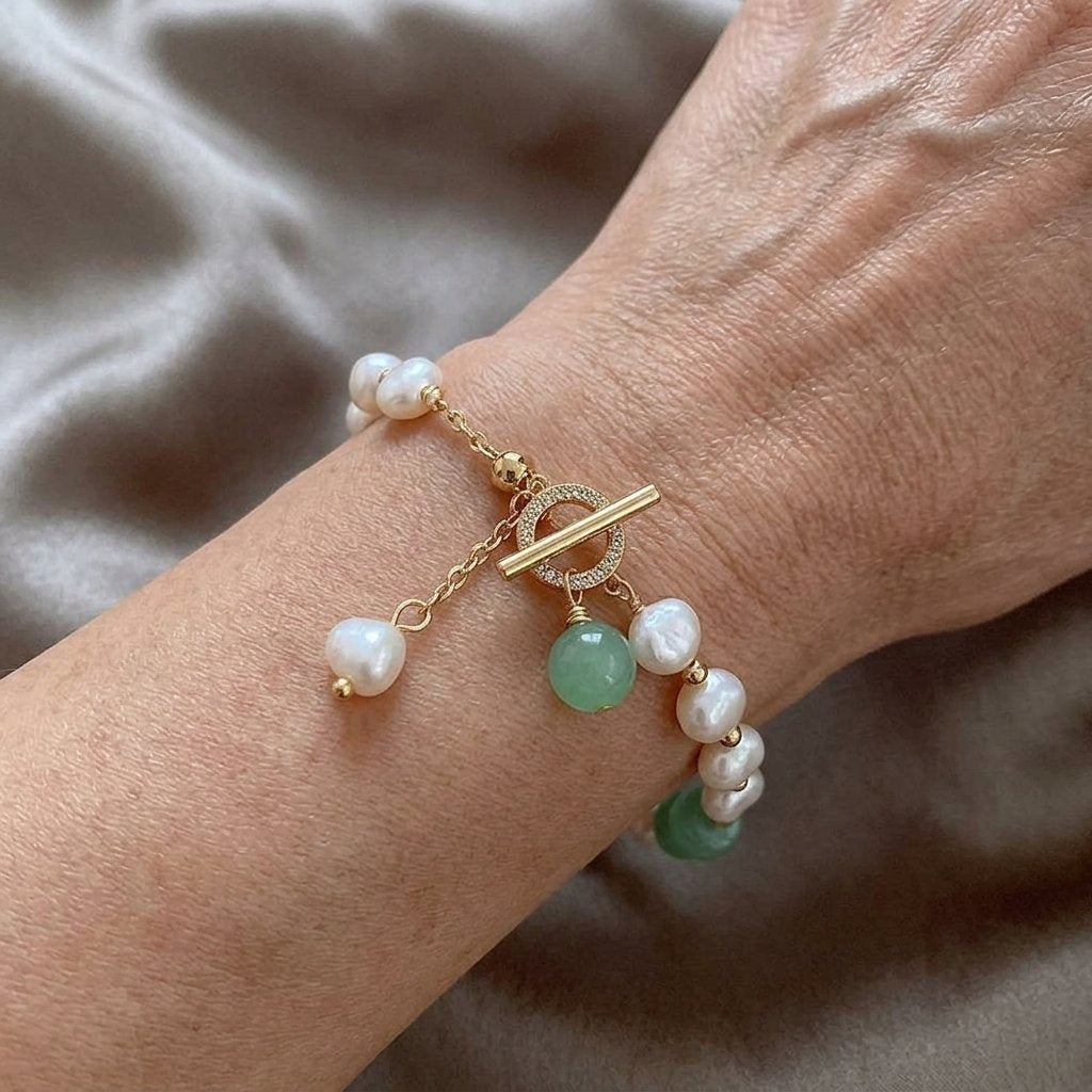 Sea Pearl Adventure bracelet for a Refined Jewelry Stack — Emma Parker Jewelry