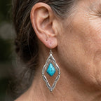 Turquoise Retro Ethnic Out Earrings for Everyday Elegant Styling — Emma Parker Jewelry